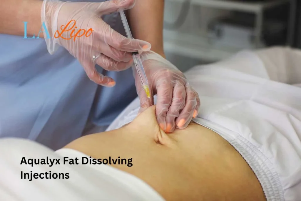 woman having fat dissolving injections Clifton in the stomach