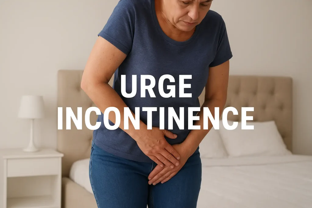 how to manage urge incontinence Clifton symptoms