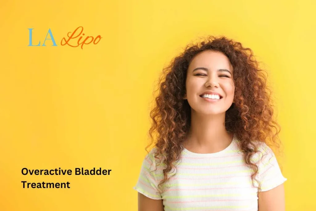 woman smiling about overactive bladder treatment Clifton solutions